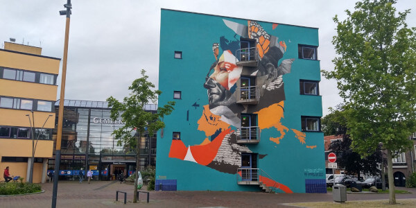 muurschildering Roy Schreuder