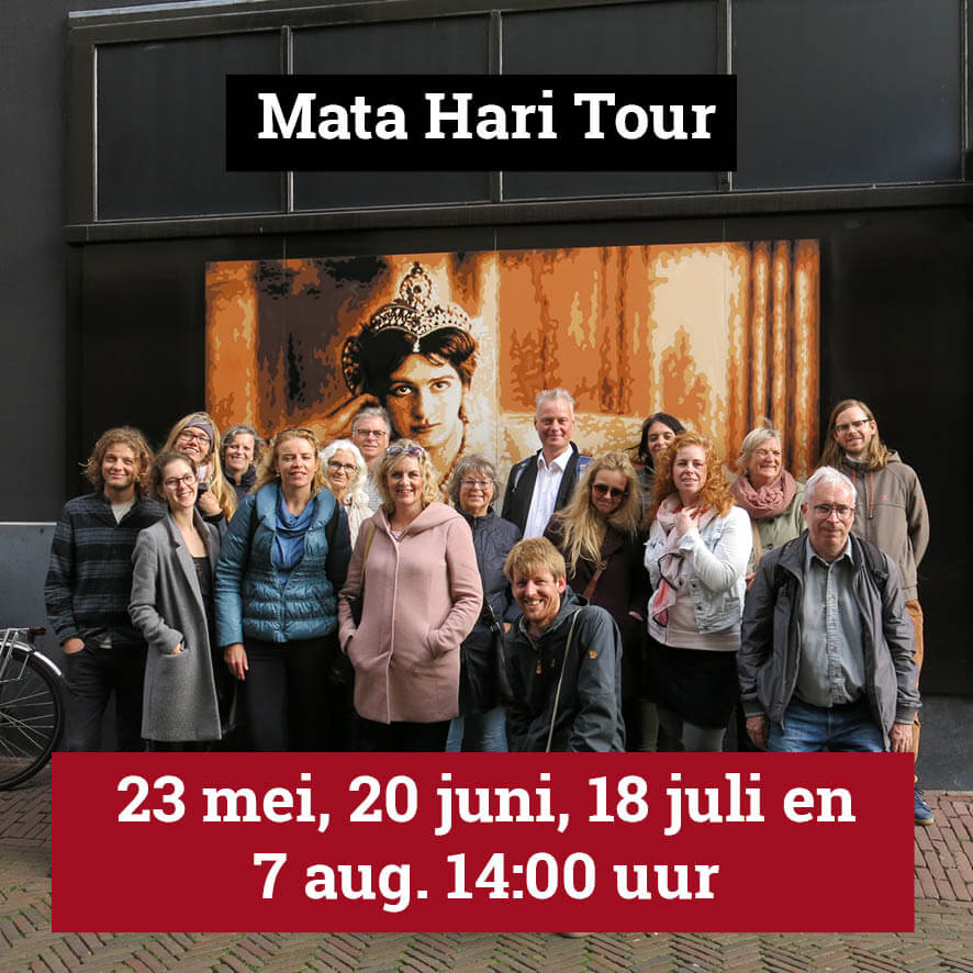 Mata Hari Tour op zaterdag 23 mei, 20 juni, 18 juli en 7 augustus 2026 in Leeuwarden
