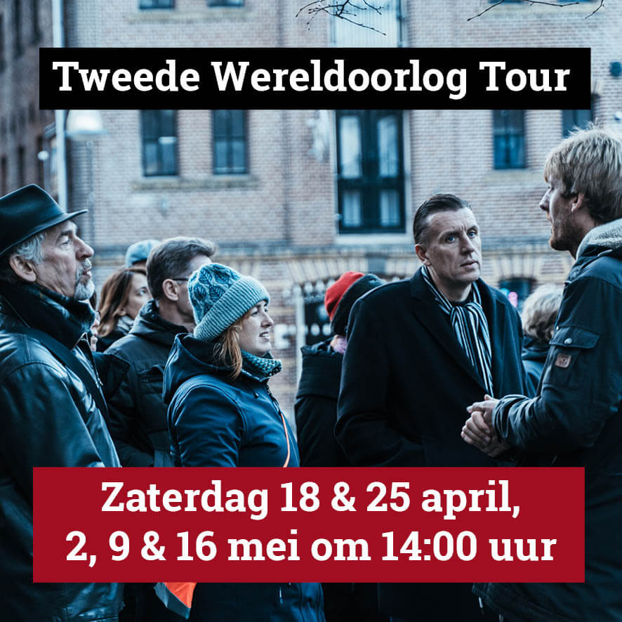 Openbare Tweede Wereldoorlog Tour 18 en 25 april, 2,9 en 16 mei